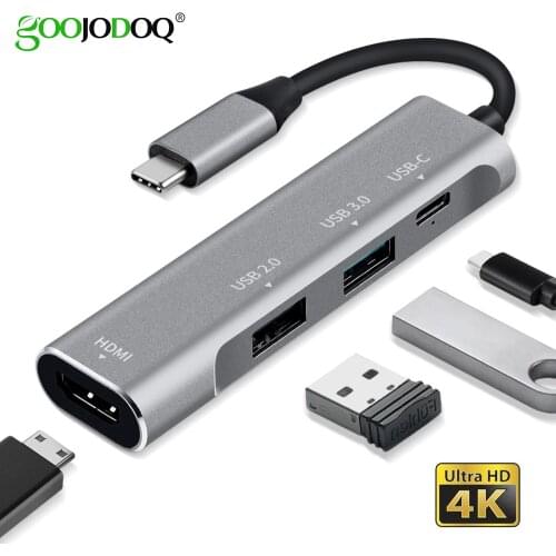 USB Type C Type-C HUB To HDMI 4K USB 3.0 2.0 Thunderbolt 3 Adapter Dex Station For MacBook pro 2017 Samsung Galaxy Note 8 S8 S9