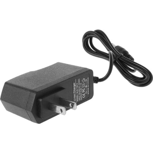 EU/US EU/US Plug 12.6V 1A Lithium Battery Charger 18650/Polymer Battery Pack 100-240V 5.5MM x 2.1MM Charger With Wire Lead DC