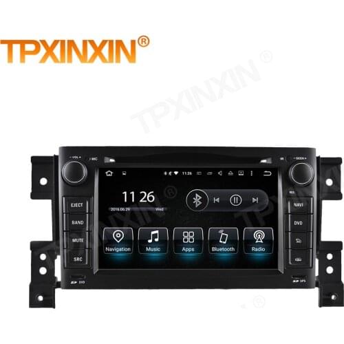 1 Din Carplay Android Radio Receiver Multimedia For Suzuki Grand Vitara 2005 2006 2007 2008 2009 2010 2011 2012 GPS Head Unit