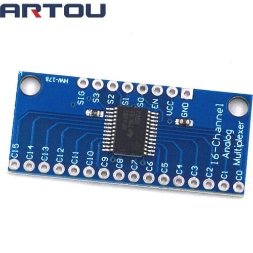 1PCS CD74HC4067 16-Channel Analog Digital Multiplexer Breakout Board Module