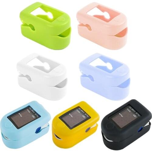 1PC Rubber Protector Silicone Case Protective Cover For Finger Pulse Oximeter Colors Random