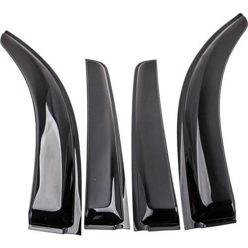 4pcs Weathershield Wind Shields Rain Sun Visors For Mitsubishi Triton MQ MR Dual Cab 2015 2016 2017 2018 2019 2020