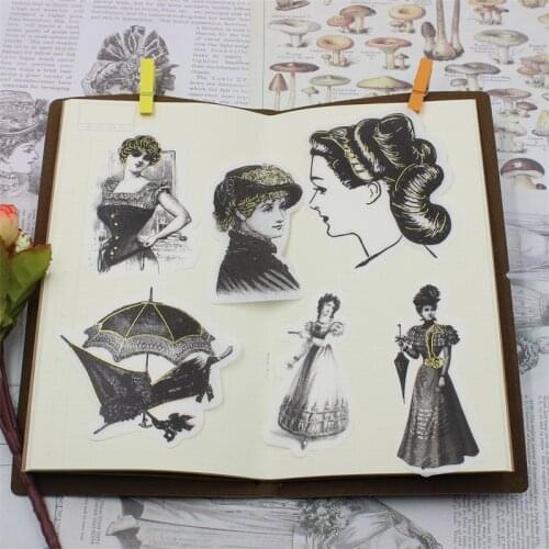 KSCRAFT 60pcs Vintage Designs Vellum Stickers for Scrapbooking Happy Planner/Card Making/Journaling Project