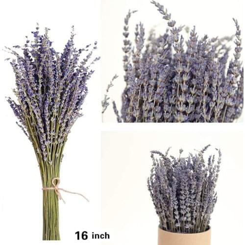 55cm Natural Lavender Bunch Home Decor Dried Flower Bouquet Artificial Dried Flowers Bouquet Wedding Decorations