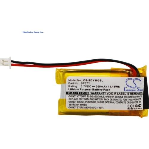 Cameron Sino 300mAh Battery BP37Y, BP-37Y for Dogtra YS-300 Bark Collar, YS300 bark control collar
