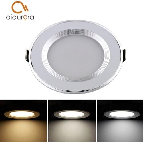 1pcs Dimmable Waterproof LED Downlight AC110V 220V 7W/9W/12W/15W/18W/25W/50W LED Bulb Light Recessed LED Spot Light For Bathroom