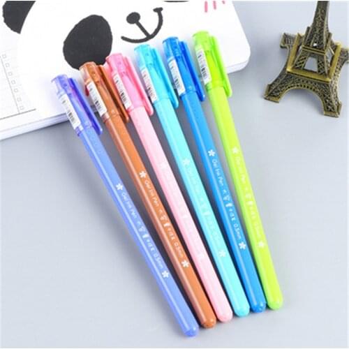 DL South Korea stationery stationery large flower anti reflux Gel Ink pen, gel pen, neutral pen 0.5MM Exquisite office supplies