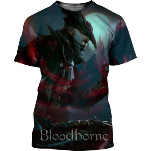 Bloodborne Lady Maria men/women New fashion cool 3D printed t-shirts casual Harajuku style tshirt streetwear tops dropshipping