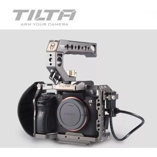 Tilta A7 A9 Rig Kit A7 iii Full Cage TA-T17-A-G For Sony A7 A9 A7III A7R3 A7M3 Top Handle Baseplate Focus Handle