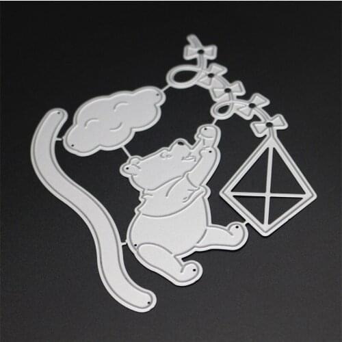 Animal metal cutting dies Little Bear Frame Stencils for scrapbooking stamps DIY card making metal cutting dies new 2019 craft