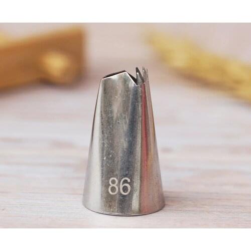 #86 Fold Cream Metal Tips Stainless Steel Icing Piping Nozzles Cake Cream Decorating Cupcake Pastry Toolsess