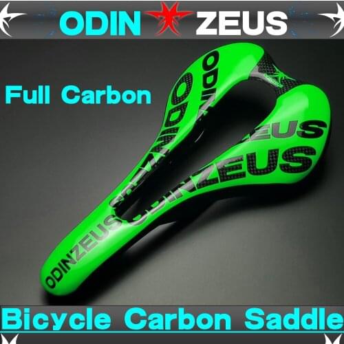 Odinzeus Super light Mountain Bike Full Carbon Fiber Comfortable Widened Saddle/Road/MTB Colorful Carbon Bicycle Saddle Seat