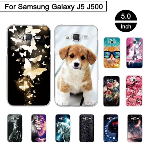 Painted Case For Samsung Galaxy J5 J500 J500N J500F 5.0 inch Back Cover For Samsung Galaxy j5 2015 Silicon Cases Soft TPU Shells