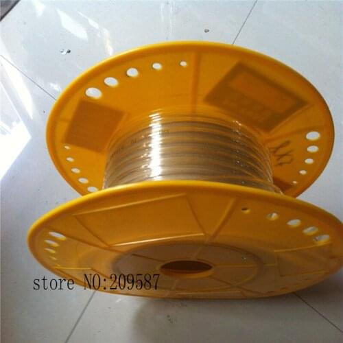 Tube PU Pneumatic Hose 4mm x 6mm for pneumatics 25meter Transparent color clear