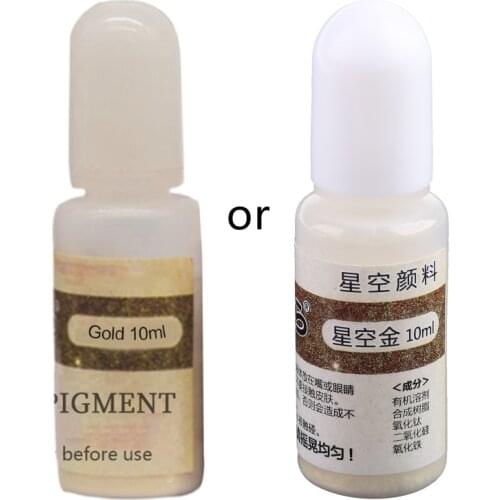 Q39C Sparkling Starry Sky Art Ink Pigment Resin Mold Colorant Dye Ink Diffusion UV Epoxy Resin Jewelry Making DIY Accessories