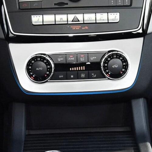 ABS decorative frame of automobile air conditioning regulating panel for Mercedes Benz ML GL GLS GLE320 400