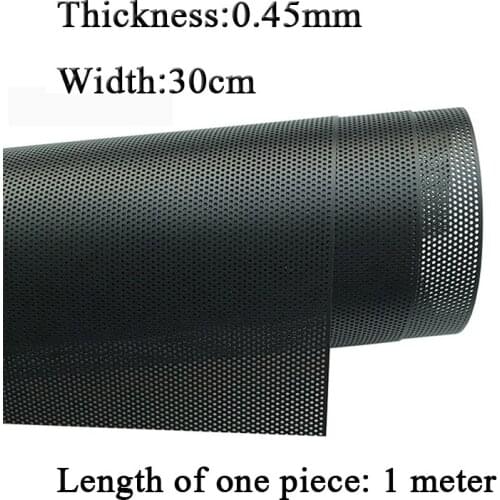 0.45mm thickness 30*100cm DIY Computer Mesh PVC PC Case Fan Cooler Black Dust Filter network net Case Dustproof Cover Chassis