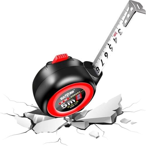 Steel tape measure 3/5/7.5/10m stainless steel self-locking high precision measuring rule mini measuring tape meter ruler