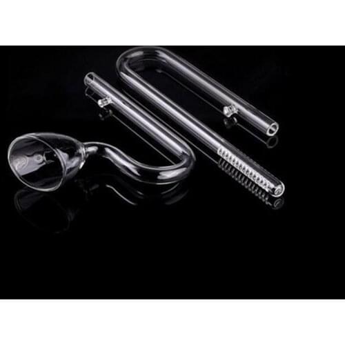 Lily glass pipe ADA quality double suction cup fix filter accessory aquarium water plant tank 13mm 12 16mm 17mm 16 22mm
