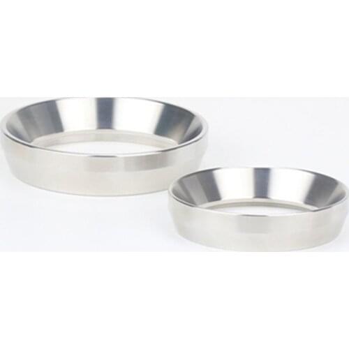 Stainless Steel Intelligent Dosing Ring Brewing Bowl Coffee Powder Espresso Coffee Tool For 51 53 58MM Profilter Coffee Tamper