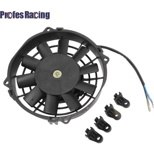 Universal Motorcycle Cooling Fan 8in 12V 80W Car Air Conditioner Condenser Cooling Fan Radiator For 150CC 200CC 250CC ATV Quad
