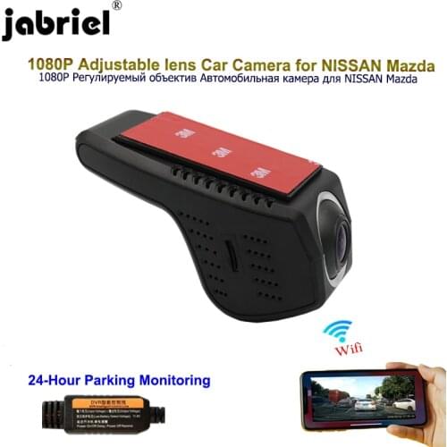 Jabriel 1080P car dvr dash cam 24 hour video recorder rear Camera for nissan qashqai j11 j10 juke x trail t32 mazda 3 6 cx-5 cx5