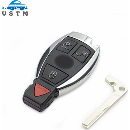 2/3/4 Buttons Remote Smart Car Key 315Mhz / 433MHz for M-B Mer-cedes For BE-NZ Supports Original NEC BGA