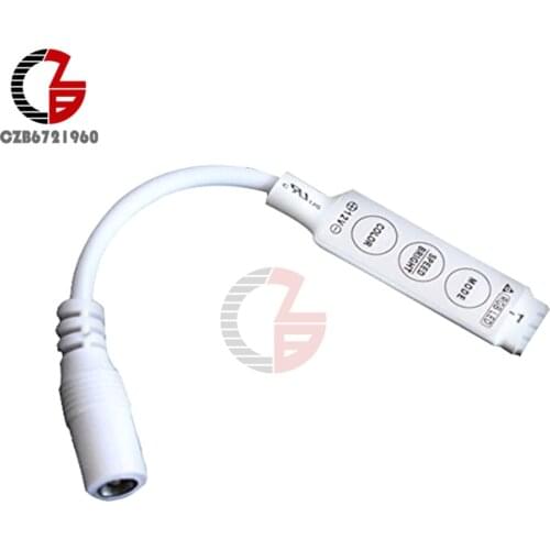 3 Key Controller Control Dimmer Amplifier RGB 5050 3528 5630 5730 LED Light Strip 12V