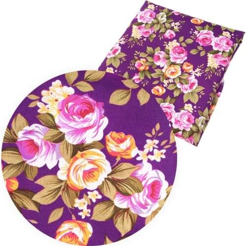 50*145CM Flower 100％ Polyester Fabric for Tissue Kids Home Textile for Sewing Cartoon Twill Fabric For Quilting,c12324