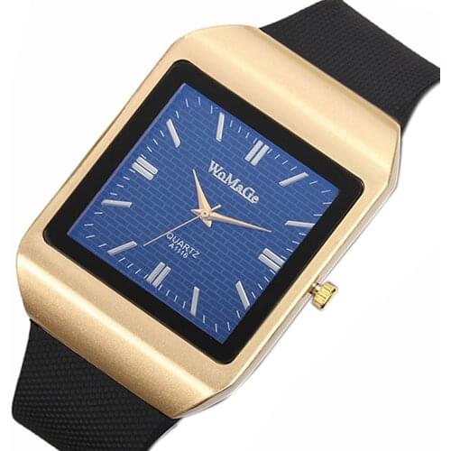 Relogio Masculino Mens Fashion Square Watch Blu-ray Glass Wrist Analog Watch Men Watch Reloj Hombre Horloges Mannen Clock