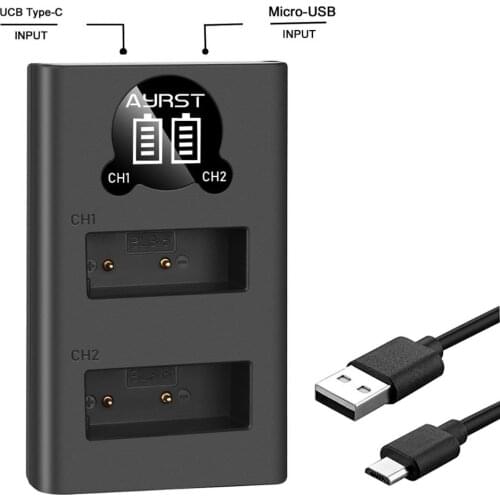 BLS-5 BLS5 Bls50 Dual USB Battery Charger with display screen for Olympus OM-D E-M10, PEN E-PL2 E-PL5 E-PL6 E-PL7 E-PL8 E-PM2