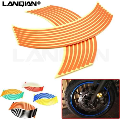 Hot Motorcycle Wheel Sticker Reflective Decals Rim Tape Car/bicycle For SUZUKI HAYABUSA/GSXR1300 SV1000 TL1000R GSR600 Z800 Z900