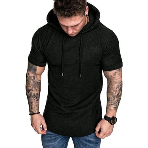 Hirigin Men's T-shirts With A Hood