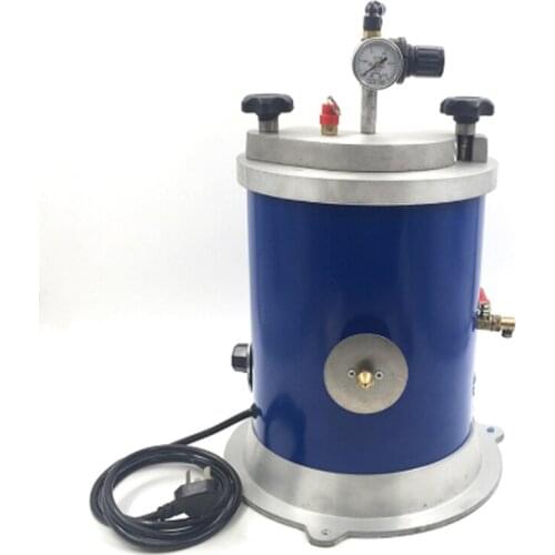 500W Wax Injector 5.5LB Tank Wax Injection Machine for Jewelry Wax Casting Machine with Double Nozzle for Wax Injection