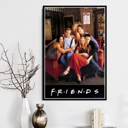 Canvas Painting Posters And Prints Friends TV Show Classic Bar Wall Picture For Living Room Vintage Decorative Home Decor Obrazy