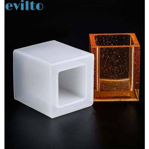 Round Silicone Molds Candle Flower Pot Concrete Clay Mold Pen Holder Mould DIY Silicone Resin Mold Candle Soap Making Mould