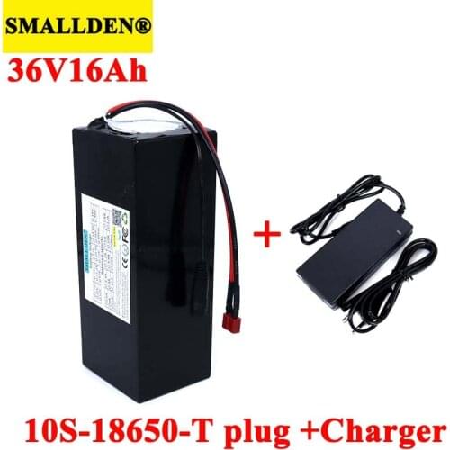 36V 16ah 18650 lithium Battery pack 1000Watt 20A BMS for electric wheelchair Balancing scooter E-bike and 42V 2A Charger