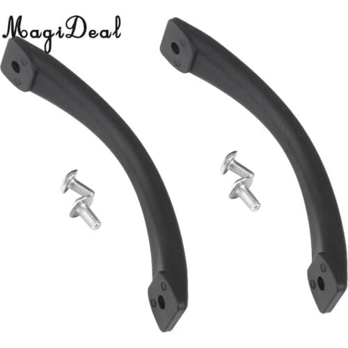 MagiDeal 2Pcs Universal Kids Children Kayak Canoe Marine Fishing Boat Handle&4Pcs Screws Safety Grab Rail Mount Replacement Acce