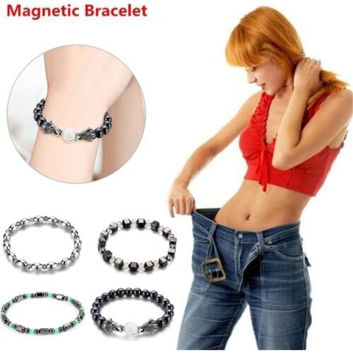 1Pcs Weight Loss Bio Magnetic Bracelet Charm Bracelets for Men Women Twisted Magnet Health Slimming Bracelets Bangles Jewelry
