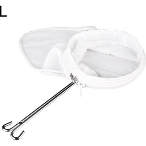 Reusable Milk Tea Filter Bag With Handle Coffee Cotton Cloth Strainer Tea Infusers For Loose Bubble Tea Mesh Strainer Colander