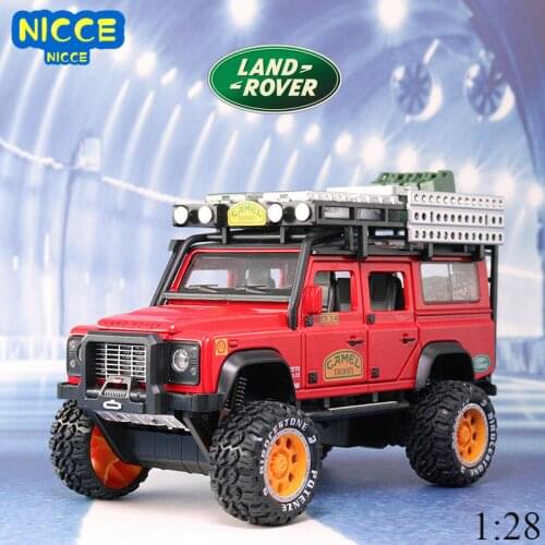 Nicce 1:28 Alloy Diecast Toy Car Model Camel Defender Metal Vehicles Trophy Pull Back Sound Light Collection For Children Gifts