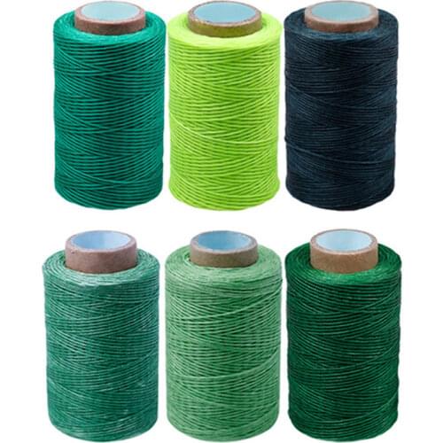 150D 250M Leather Special Thread Hand Stitching Flat Wax Thread Shose DIY Sewn Wax Line Sewing Leathercraft Accessories