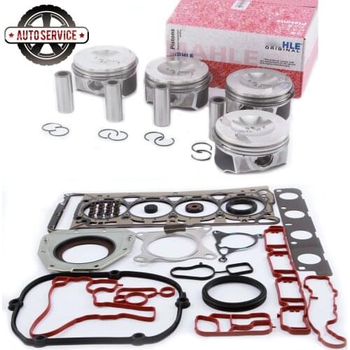 NEW 06H 107 065 DM Engine Piston Cylinder Head Gasket Oil Seal Kit For Audi TT A3 A4 VW Passat Jetta Golf EA888 2.0T Pin 21mm