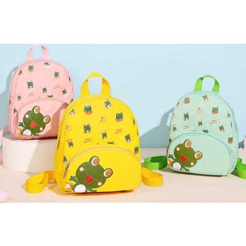 2021 New Kids Backpacks Cute Girls Boys Non-slip Backpack With Chest Button Toddler School Bags Cartoon 2-6T Children Travel Bag