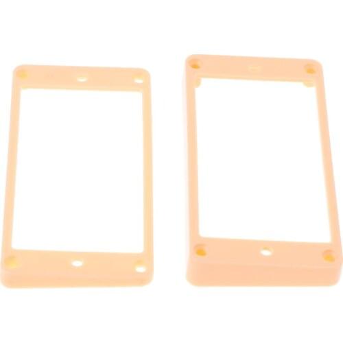 Pair of Pickup Frames Mounting Rings for Electric Guitar