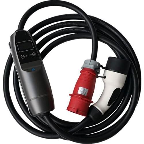 Type 2 Portable & Wall-mounted 16a 3 phase 11kw EV car charger
