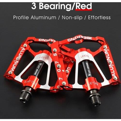 Bicycle Professional Pedal Cavalry Mountain Bike Bearing Foot Pedal Riding Aluminum Alloy Sanchain Pedal Lightweight Road Car