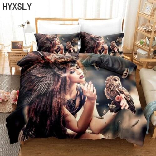 Cartoon Owl Boys Girls Duvet Cover Kids Single King Size 3d Bedding Set Comforter Covers 2/3PCS With Pillowcase Drop Shipping