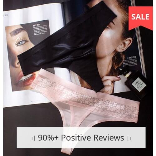 Sexy Women Lace Thong G-String Underwear Lingerie Seamless Panty Women Intimates Hollow Out Briefs Femme Panties Yoga Shorts