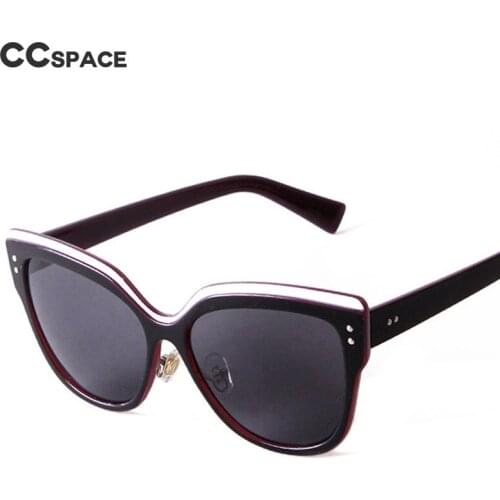 47567 Oversized Cat Eye Sunglasses Mens and Womens Fashion Brand Designer Sunshade Uv400 Retro Glasses